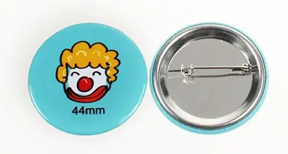 Custom Round Pinback Button Badge 1 inch, 1.25 inch, 1.5 inch, 1.75 inch, 2 inch, 2.2 inch, 2.28 inch, 3 inch, 4 inch (METAL BACK)