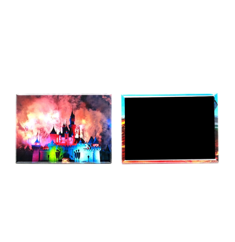 Rectangle Custom Premium Hardcover Fridge Photo Magnets or Your Design | 2.55 x 3.55 inches (65x90mm)