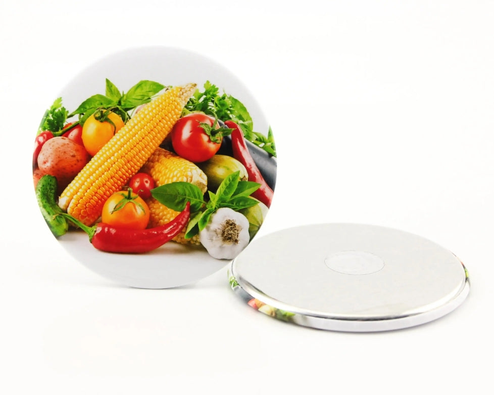 Round Fridge Photo Magnet - 1 inch, 1.25 inch, 1.5 inch, 1.75 inch, 2.2 inch, 2.28 inch, 3 inch, 4 inch